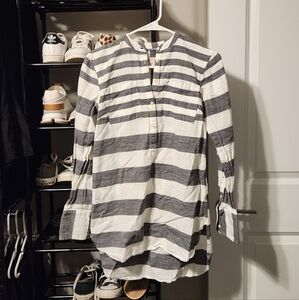 Merona Black and White Striped Tunic